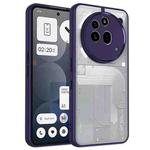 For Nothing Phone 3a Pro Matte PC Skin-feel Shockproof Phone Case(Purple)