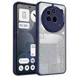 For Nothing Phone 3a Pro Matte PC Skin-feel Shockproof Phone Case(Blue)