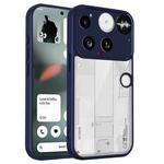 For Nothing Phone 3 Matte PC Skin-feel Shockproof Phone Case(Blue)