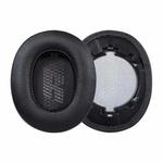 1 Pair Protein Leather Earphone Replacement Earpads For JBL Live 500BT(Black)