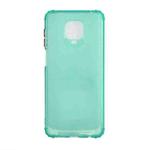 For Xiaomi Redmi Note 9 Pro Color Button Translucent Frosted TPU Four-corner Airbag Shockproof Case(Green)