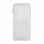 For Xiaomi Redmi Note 9 Pro Color Button Translucent Frosted TPU Four-corner Airbag Shockproof Case(White)