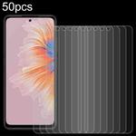 For Oukitel C65 Pro / C65 50pcs 0.3mm High Aluminum Tempered Glass Film