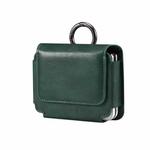 Multi-functional Faux Leather Waist-Hanging Bag For Foldable Phone , Size: 10 x 7.8 x 2.8cm(Green)