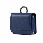 Multi-functional Faux Leather Waist-Hanging Bag For Foldable Phone , Size: 10 x 7.8 x 2.8cm(Blue)