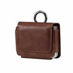 Multi-functional Faux Leather Waist-Hanging Bag For Foldable Phone , Size: 10 x 7.8 x 2.8cm(Coffee)