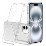 For iPhone 16 Rhino Shield Series TPU Shockproof Phone Case(Transparent)
