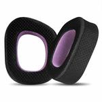1 Pair Mesh Replacement Earpads For Corsair HS80 Max / HS80 USB Wired / HS80 RGB(Black Purple)
