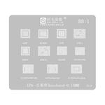 AMAOE 0.12mm Reballing Stencil For iPhone 6-15 Series Baseband