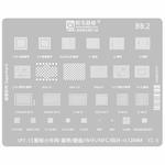 AMAOE 0.12mm Reballing Stencil For iPhone 7-15 Series