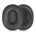 1 Pair Protein Leather Replacement Earpads For Baseus D05(Grey)