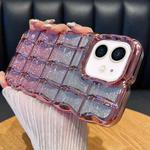 For iPhone 11 Wavy Texture Gradient Glitter Paper TPU Phone Case(Pink)