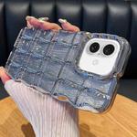 For iPhone 16 Wavy Texture Water Ripples Glitter Paper TPU Phone Case(Silver)