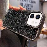 For iPhone 11 Diamond Glitter Shiny Surface TPU Phone Case(Black)
