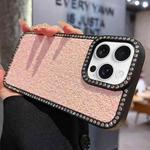 For iPhone 12 Pro Max Diamond Glitter Shiny Surface TPU Phone Case(Pink)