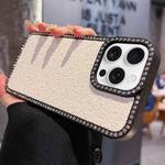 For iPhone 13 Pro Diamond Glitter Shiny Surface TPU Phone Case(White)