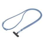 Universal Colorful Buckle Adjustable Mobile Phone Anti-lost Crossbody Lanyard(Grey Blue)