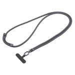 Universal Colorful Buckle Adjustable Mobile Phone Anti-lost Crossbody Lanyard(Grey)