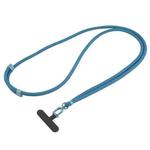 Universal Colorful Buckle Adjustable Mobile Phone Anti-lost Crossbody Lanyard(Dark Blue)