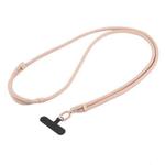Universal Colorful Buckle Adjustable Mobile Phone Anti-lost Crossbody Lanyard(Light Pink)