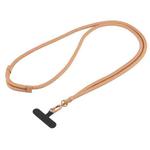 Universal Colorful Buckle Adjustable Mobile Phone Anti-lost Crossbody Lanyard(Light Brown)