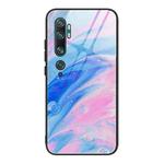 For Xiaomi Mi Note 10 Marble Pattern Glass Protective Case(DL05)