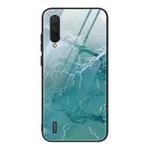 For Xiaomi Mi CC9 / A3 Lite Marble Pattern Glass Protective Case(DL04)