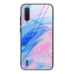 For Xiaomi Mi CC9 / A3 Lite Marble Pattern Glass Protective Case(DL05)