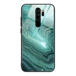 For Xiaomi Redmi Note 8 Pro Marble Pattern Glass Protective Case(DL02)