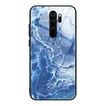 For Xiaomi Redmi Note 8 Pro Marble Pattern Glass Protective Case(DL03)