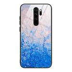 For Xiaomi Redmi Note 8 Pro Marble Pattern Glass Protective Case(DL07)