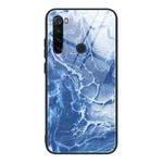 For Xiaomi Redmi Note 8T Marble Pattern Glass Protective Case(DL03)