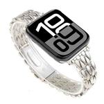 For Apple Watch 46mm / 49mm / 45mm / 44mm Water Drop Zinc Alloy Watch Band(Starlight)