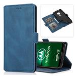 For Motorola Moto G7 Power(US Version) Retro Magnetic Closing Clasp Horizontal Flip Leather Case with Holder & Card Slots & Photo Frame & Wallet(Navy Blue)