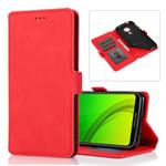 For Motorola Moto G7 Power(EU Version) Retro Magnetic Closing Clasp Horizontal Flip Leather Case with Holder & Card Slots & Photo Frame & Wallet(Red)