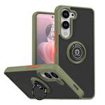 For vivo Y29s 5G Q Shadow 1 Series TPU + PC Phone Case with Ring(Green)