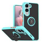 For vivo Y29s 5G Q Shadow 1 Series TPU + PC Phone Case with Ring(Sky Blue)