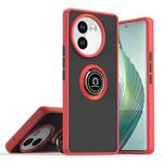 For vivo V40 Lite 5G Q Shadow 1 Series TPU + PC Phone Case with Ring(Red)