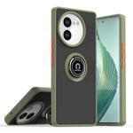 For vivo V40 Lite 5G Q Shadow 1 Series TPU + PC Phone Case with Ring(Green)