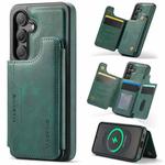 For Samsung Galaxy S25 5G DG.MING MAGKING-K3 Series MagSafe RFID Card Bag Detachable Phone Case(Green)