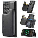 For Samsung Galaxy S25 Ultra 5G DG.MING MAGKING-K3 Series MagSafe RFID Card Bag Detachable Phone Case(Black)