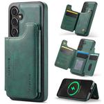 For Samsung Galaxy S24+ 5G DG.MING MAGKING-K3 Series MagSafe RFID Card Bag Detachable Phone Case(Green)