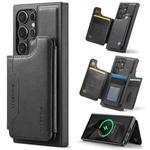 For Samsung Galaxy S24 Ultra 5G DG.MING MAGKING-K3 Series MagSafe RFID Card Bag Detachable Phone Case(Black)