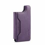DG.MING MAGKING-K3 Series MagSafe RFID Card Bag(Purple)