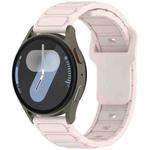 18mm I-Shaped Solid Color Silicone Watch Band(Starlight)