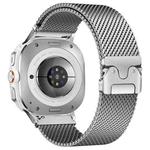 For Samsung Galaxy Watch8 / Watch8 Classic Umbrella Buckle Milanese Stainless Steel Watch Band(Silver)