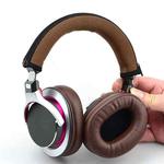 For Audio Technica ATH-MSR7 Neoprene Zipper Headband Cushion Pad Replacement Parts(Brown)