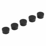 For HP 5pcs Mouse Cap, Diameter 0.4 x 0.5cm(Black)