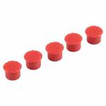 For Lenovo IBM 5pcs Mouse Cap, Diameter 0.4 x 0.5cm(Red)