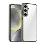 For Samsung Galaxy S25+ 5G iPAKY Aurora Series Shockproof PC + TPU Protective Phone Case(Transparent Black)